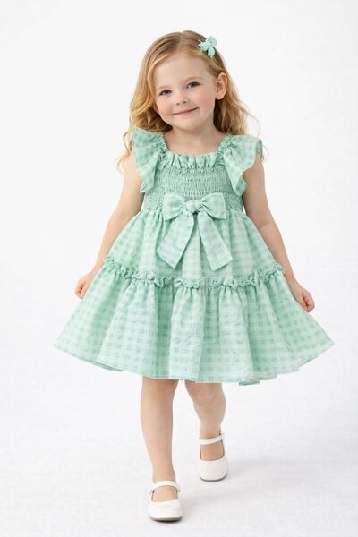 MAY MARA DEVOJČIČKA HALJINA BEZ RUKAVA SA VOLANIMA