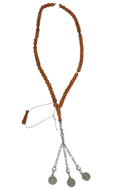 Generic مسبحة ألمانية من صندل، 9.3 × 9.8 مم لكل حبة