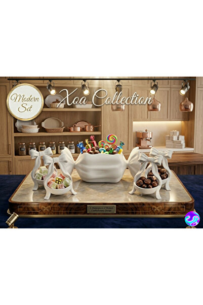 XOA Collection Majesty Edition 5 Parça Premium Set: Büyük Boy Sultan Şekerlik...