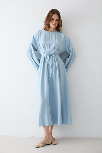 Melike Tatar Rochie cu detaliu în talie 12-39020