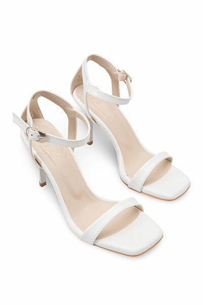 Riccon Women's Heeled Shoes 0012714 White Rustic