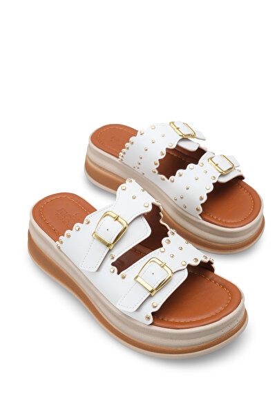 Riccon Women's Slipper 0012333 White