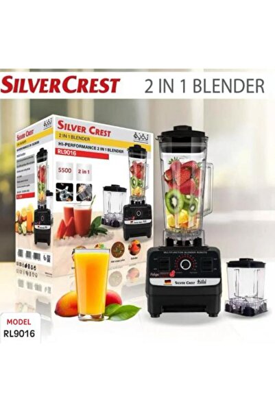 Silver Crest Blender and Food Processor 5500 Watts - Black
