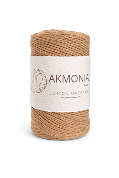 Akmonia Makrome Pamuklu Örgü ip 250Gr - 2mm Çanta ipi ,Supla ip ,Ev Dekorasyo...