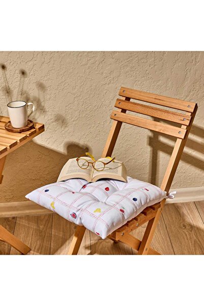 ASPARTAM Soft Mila Chair Min Leather - Ecru - 40X40 cm