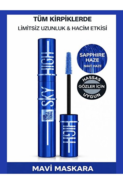 NUNUKO Ultra Mavi Dolgunlaştırıcı Sky High Maskara - Hacim ve Uzunluk Etkili ...