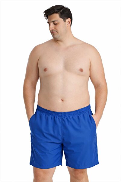 BELGER ERKEK BÜYÜK BATTAL BEDEN DENİZ ŞORTU LASTİKLİ BEL FERMUARLI CEPLİ XXL-7XL