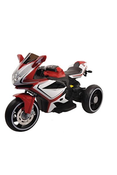 Premierkids Premier Stroke 3-wheel electric motorcycle for children, 12V, red