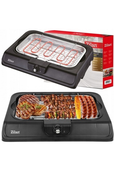 Zilan Gratar electric ZLN3772, 2000W, termostat reglabil, suprafata gatire 41...