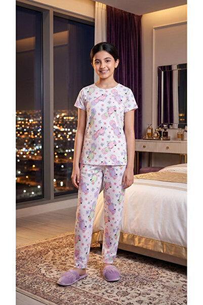 h.kids Parrot's Delicacy Summer Pajama Set – A Touch of Softness and Fantasy