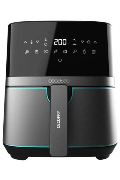CECOTEC Friteuză cu aer Cecofry Full InoxBlack 5500 Pro negru și argintiu