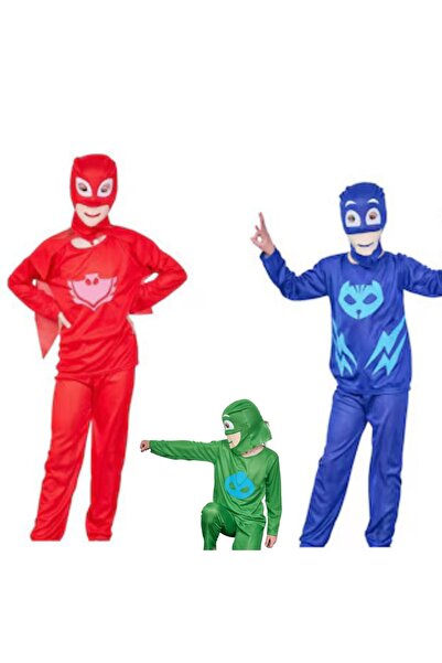OEM Costum PJ Masks Bufniță Roșu - Mărime L (9-11)
