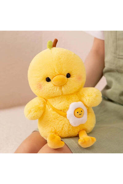OEM 30cm Plush Yellow Chick with Purse – Soft Toy