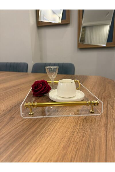 kesita TASARIM ÇAY/KAHVE/SÖZ/NİŞAN TEPSİSİ PLEKSİ (20*30 CM)