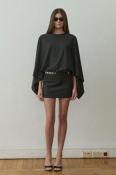 Suud Collection Füme Lola Yarasa Bluz