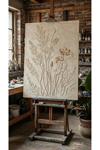 Nurşahın Resimleri El Yapımı Dokulu Dekoratif Kanvas Tablo