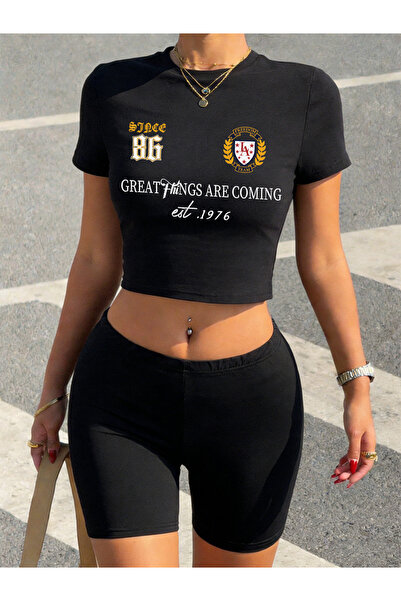 NOISSEY Trending Cool Stuff Is Coming Printed Babby Teet-Shirts and Shorts Wo...