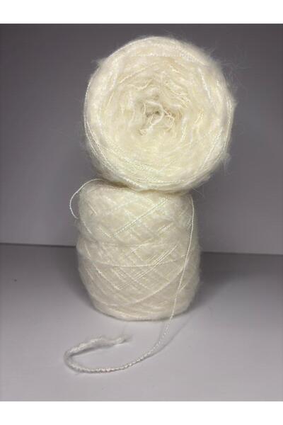 Ana&Kuzusu İplik Cream Flamed (Thickening) Mohair Knitting Yarn 200Gr