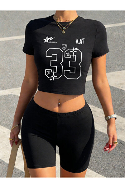 NOISSEY Summer Los Angeles Number 33 cu imprimeu Babby Tee tricou Pantaloni s...