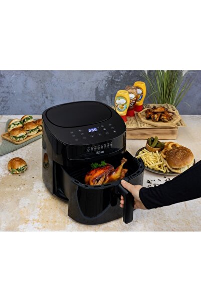 Zilan Friteuza cu aer cald ZLN7999, 6.5l, 1800W, ecran digital, panou tactil,...