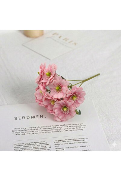 Çınar çiçekçilik Artificial Flower Bunch 7-Branch Poppy Bouquet 33 cm Living ...