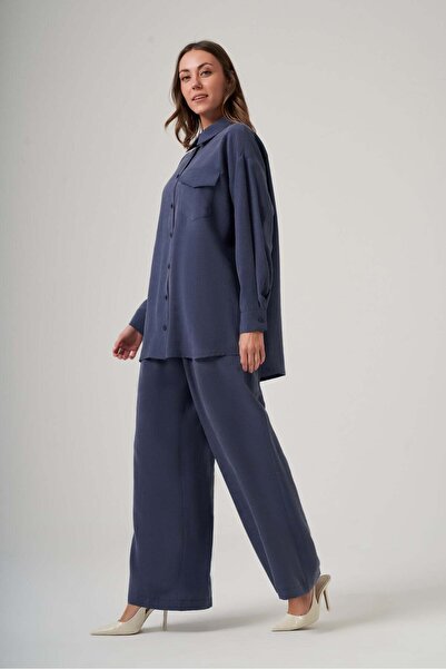 Nuss 1063 Basic Gömlek Takım – İndigo