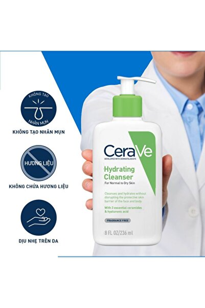 CLEANSER Foaming Normal to Oily Skin, 236 ML, Non-Comedogenic, Free of Added ...