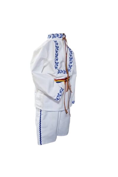 Mcf Set 2 piese, MCF, Costum Traditional Baieti Bumbac Camasa Pantalon Cusut,...