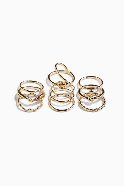 H&M 10-pack rings