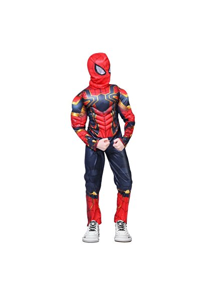 OEM Costum de păianjen de fier pentru copii, model musculos, mărime S (2-5 ani)