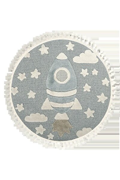 Neşem Halı Boutique Kids 474 Space Yuvarlak Halı Çocuk Odası Halısı