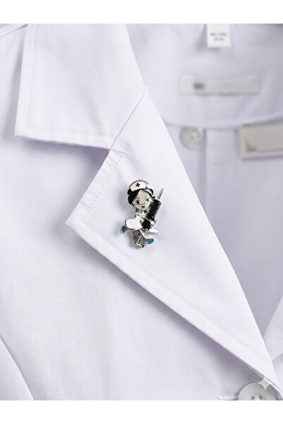 iz accessories 16 Küçük boy Hemşire broşu,doktor yaka iğnesi, hemşireye hediy...