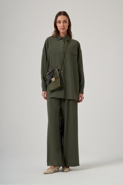 Nuss 1063 Basic Gömlek Takım – Yeşil
