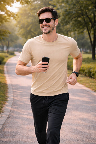 LUXIC CORE Men's Slim Fit Sweatpants Cotton Polyester Comfortable Fit Sports ...