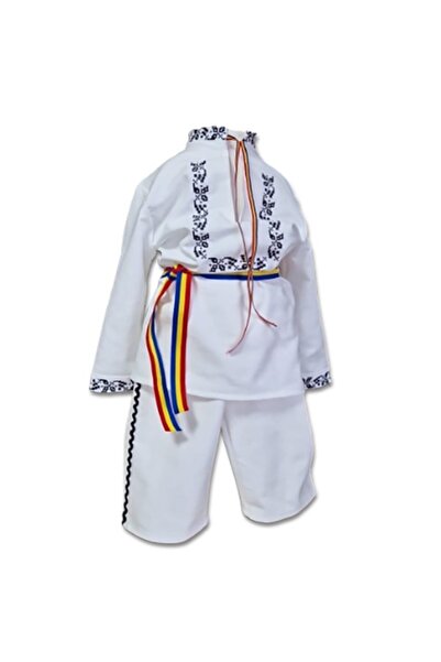 Mcf Set 2 piese, MCF, Costum Traditional Baieti Bumbac Camasa Pantalon Cusut,...