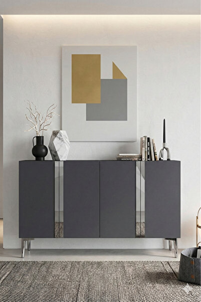 YUMEDİ DESİGN KA1298AS - CHERRY KONSOL, TV SEHPASI, ÇOK AMAÇLI DOLAP ve KAHVE...