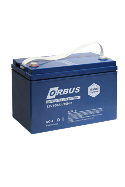 ORBUS Jel akü 12V 100Ah