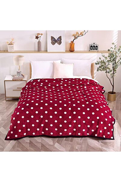 Luna DotFluff Blanket with Polka Dot 200x230 cm - Premium Microfiber Fluffy B...
