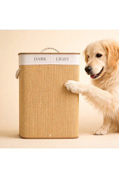 English Home Gina Bambu Çamaşır Sepeti