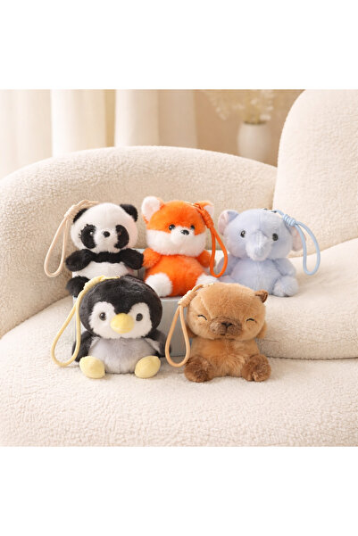 victiny Set of 2 fluffy and beautifully scented animal keychains, schoolbag, ...