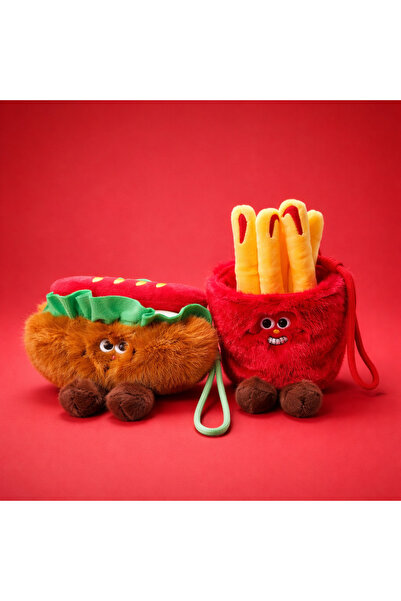 victiny Set 2 brelocuri in forma de mâncare si prăjituri pufoase si frumos mi...