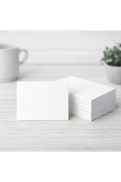 arl etiket tasarım dijital baskı merkezi Baskısız Hediye Not Kartı (Boş Kart)...
