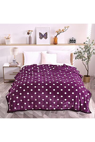 Luna DotFluff Blanket with Polka Dot 200x230 cm - Premium Microfiber Fluffy B...