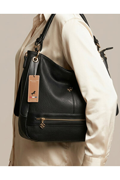 Çanta Trend Miami Polo Club Women's Large Size Loose Fit Bag