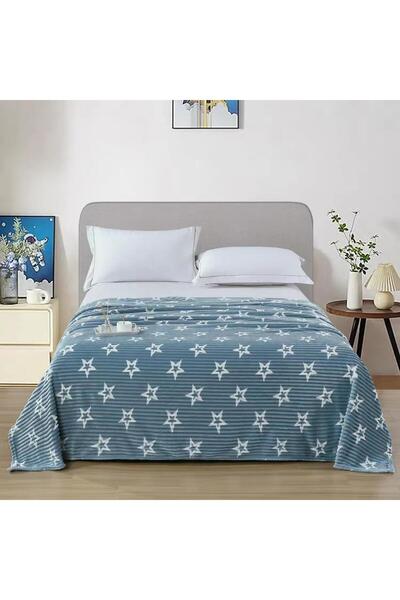 Luna StarFluff Blanket with Stars 200x230 cm - Premium Microfiber Fluffy Blan...