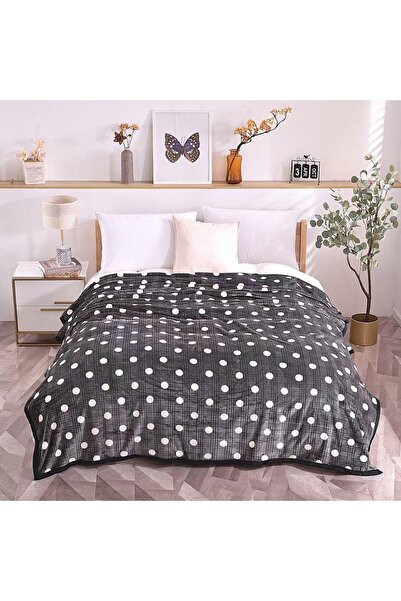 Luna DotFluff Blanket with Polka Dot 200x230 cm - Premium Microfiber Fluffy B...