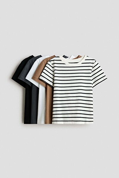 H&M 5-pack cotton T-shirts