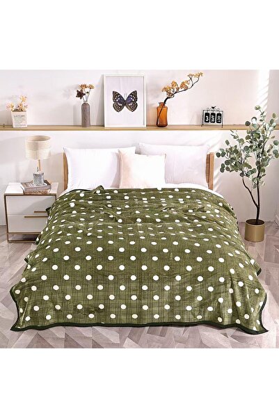 Luna DotFluff Blanket with Polka Dot 200x230 cm - Premium Microfiber Fluffy B...