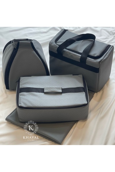 NO BRAND 4-piece padded food storage bag set