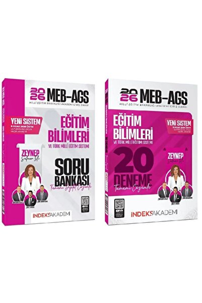 İndeks Akademi YENİ AGS - 2026 MEB-AGS Eğitim Bilimleri ve Türk Milli Eğitim ...